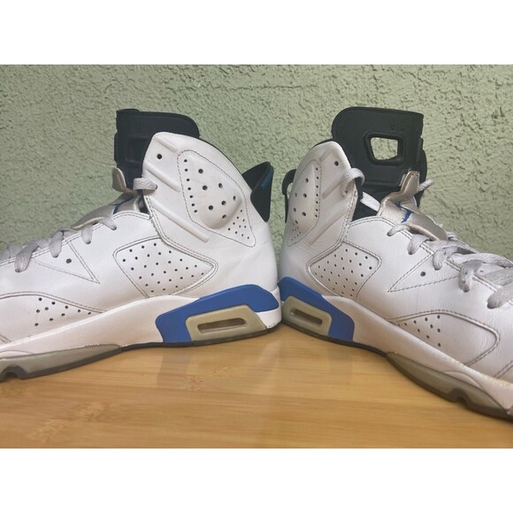 Nike Air Jordan‎ 6 Retro Sport Blue 2014 Men\'s Size 12 384644-107  Basketbal main image 5